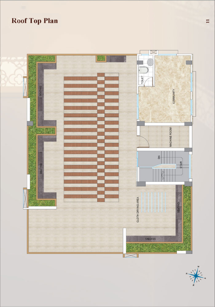 Assure Darul Lamha Project Bashundhara Roof Top Plan