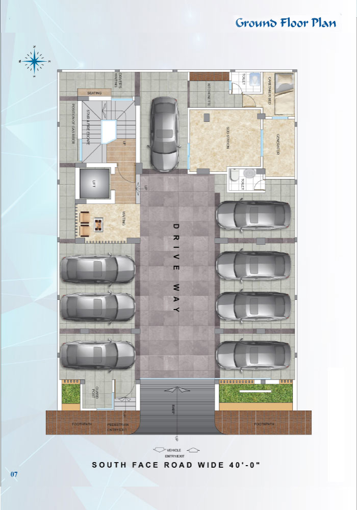 Assure Diamond Frost Bashundhara Ground-f Floor Floor Plan