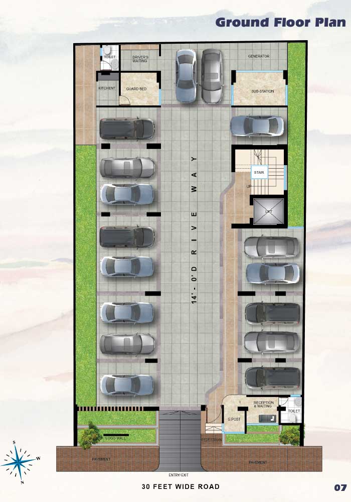 Assure Diganta Ground Floor Plan