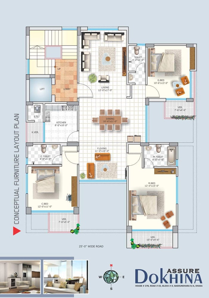 Assure Dokhina Furniture Layout Plan