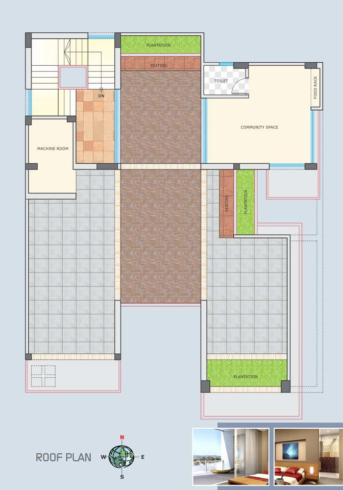 Assure Dokhina Roof Top Plan