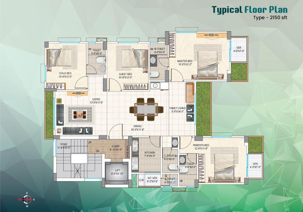 Assure Emerald Typical Floor Plan