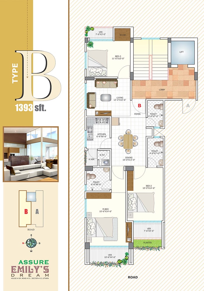 Assure Emilys Dream Typical Floor Plan Type-B