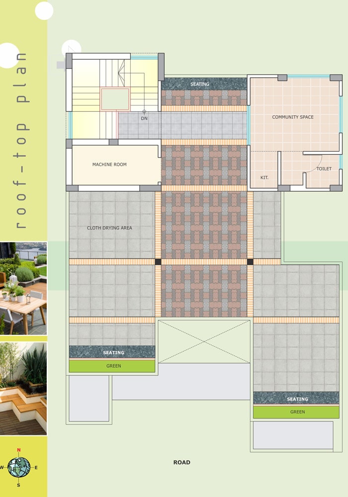 Assure F. Rahman Garden Roof Top Plan