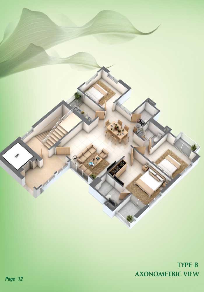 Assure Friends Evergreen Axonometric View