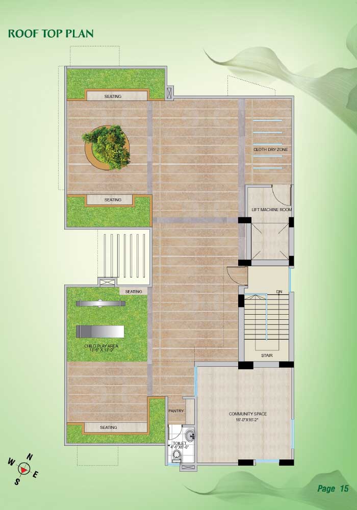 Assure Friends Evergreen Roof Top Plan