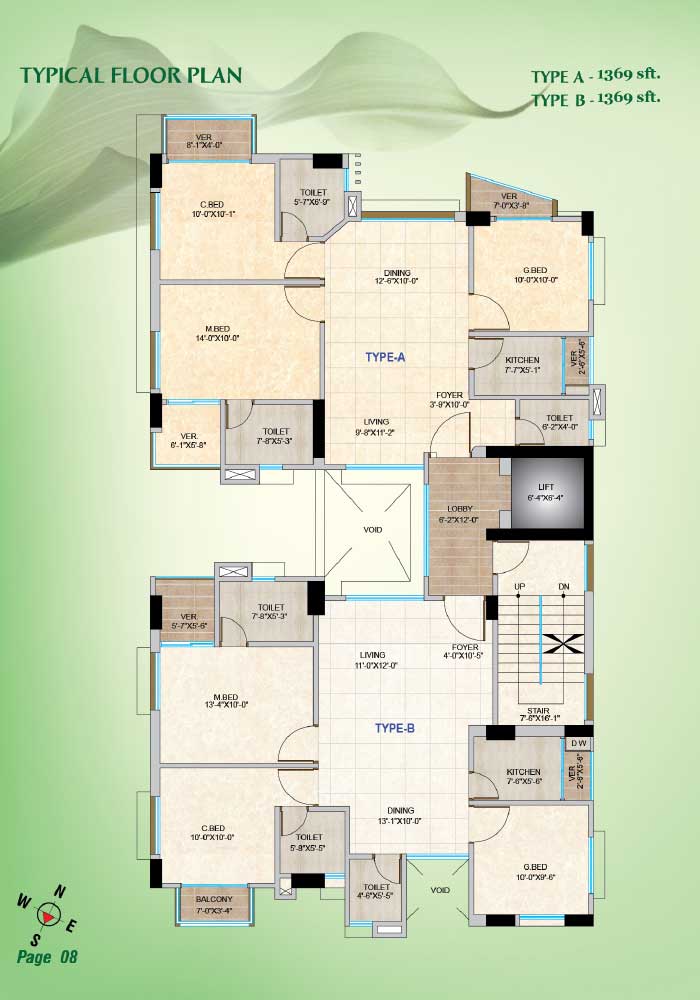 Assure Friends Evergreen Typical Floor Plan