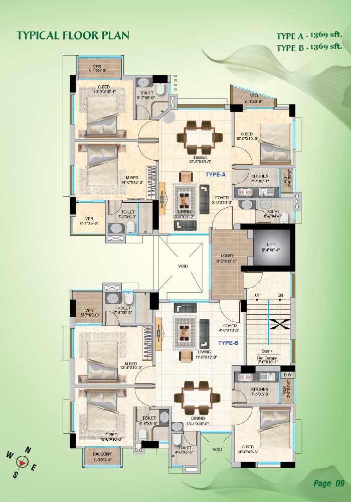 Assure Friends Evergreen Typical Floor Plan