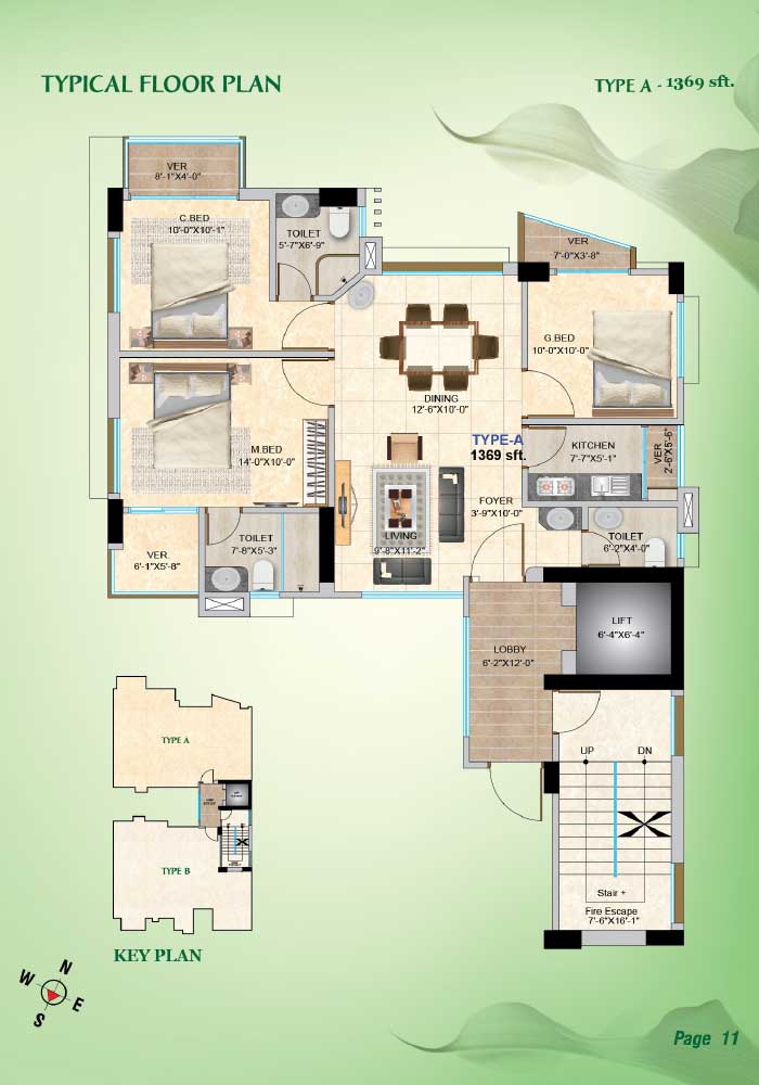 Assure Friends Evergreen Typical Floor Plan