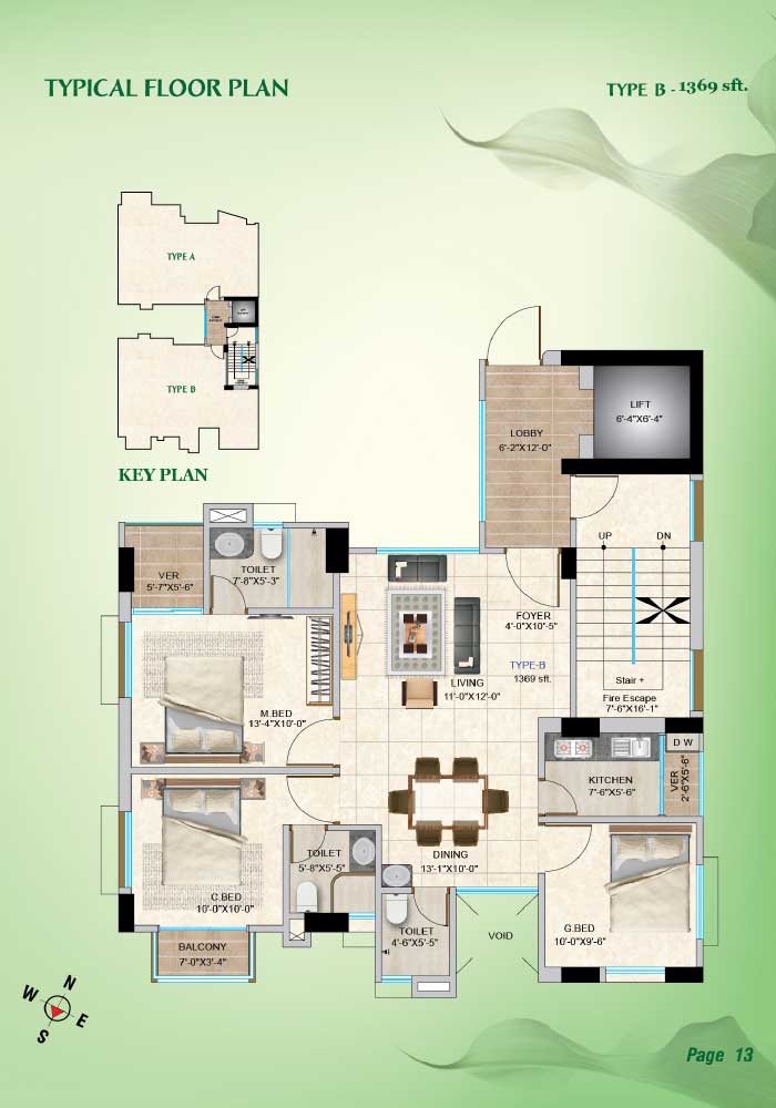 Assure Friends Evergreen Typical Floor Plan