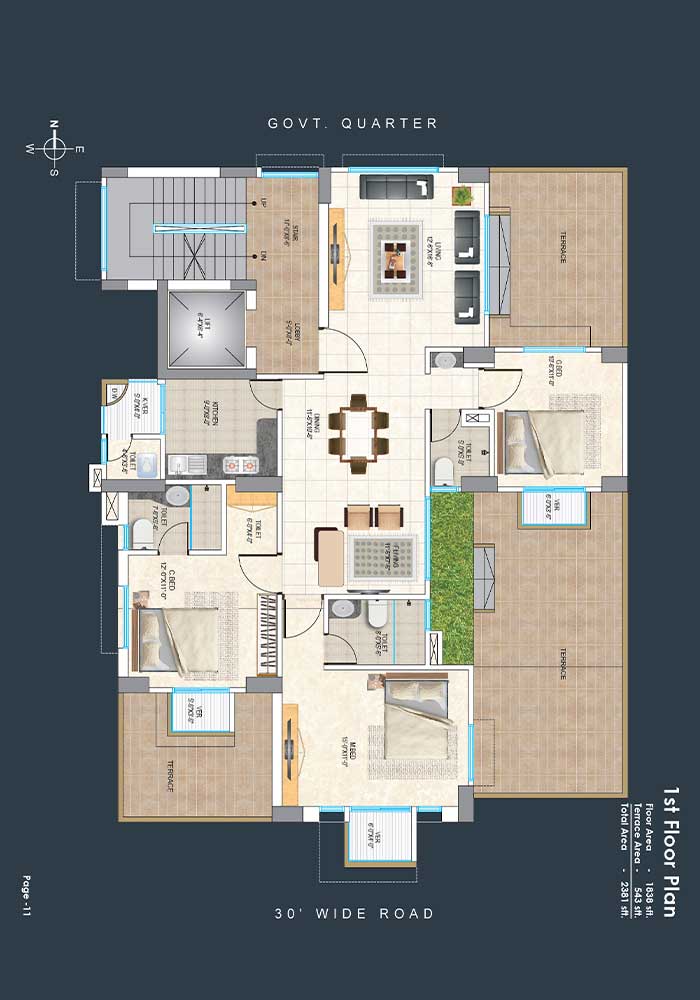 Assure Galaxy 1st Floor Plan