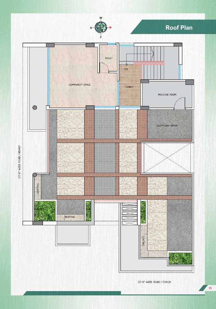 Assure Gerbera Roof Top Plan