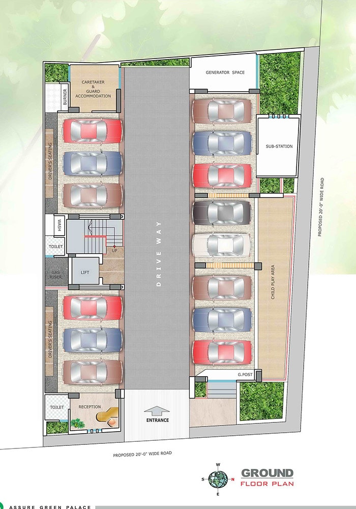 Assure Green Palace Ground Floor Plan