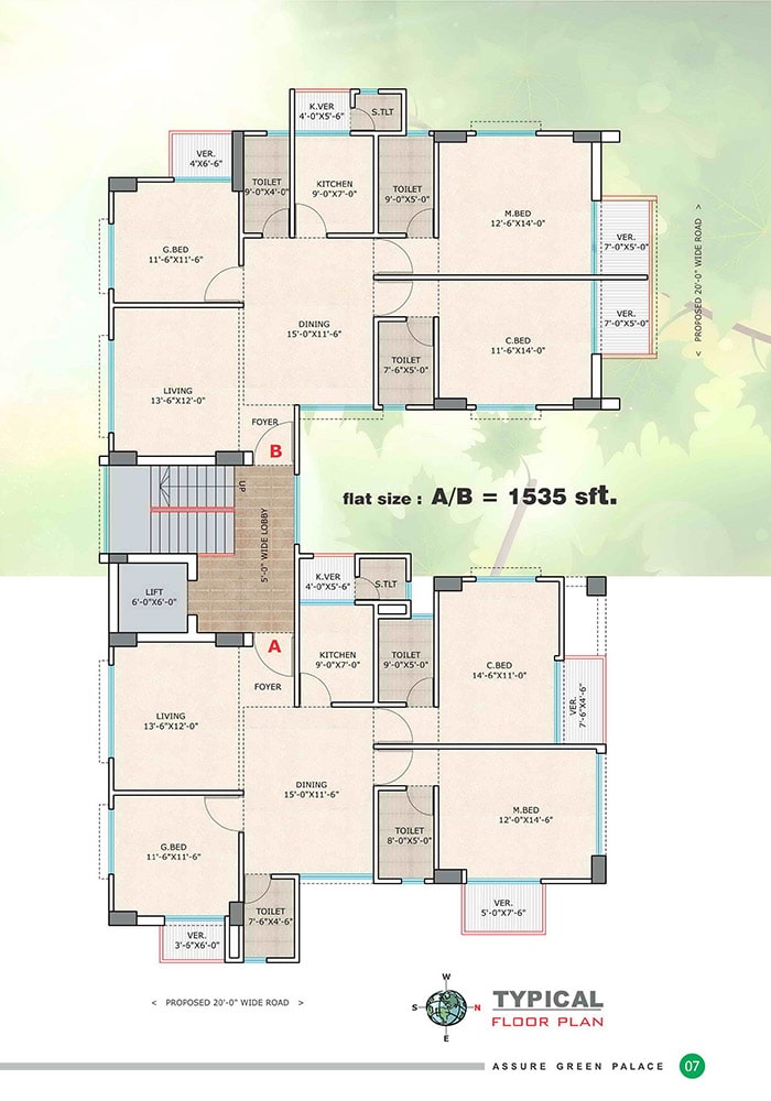 Assure Green Palace Typical Floor Plan
