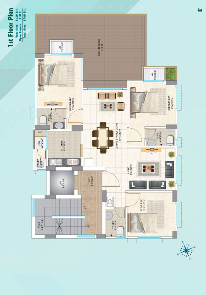 Assure Hakim Palace 1st Floor Plan