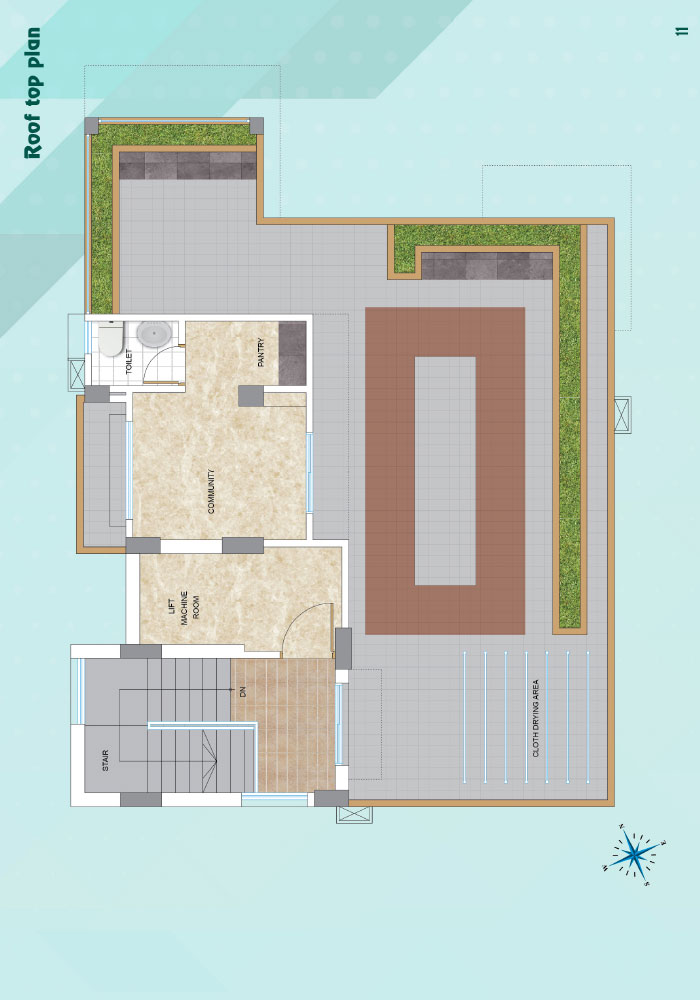 Assure Hakim Palace Roof Top Plan