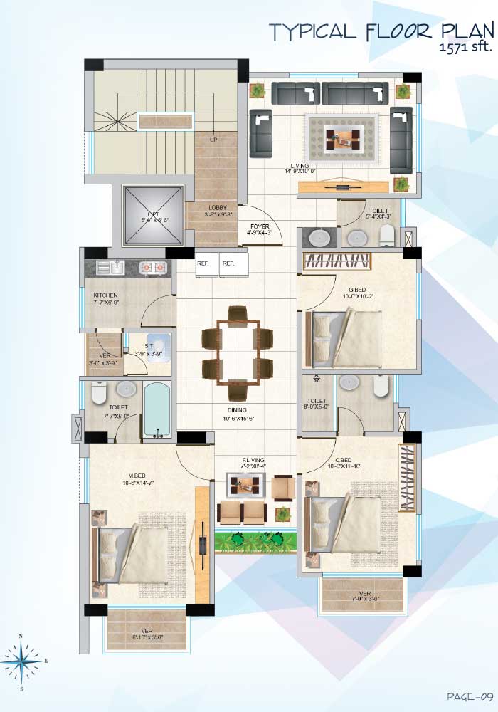 Assure Himika Typical Floor Plan