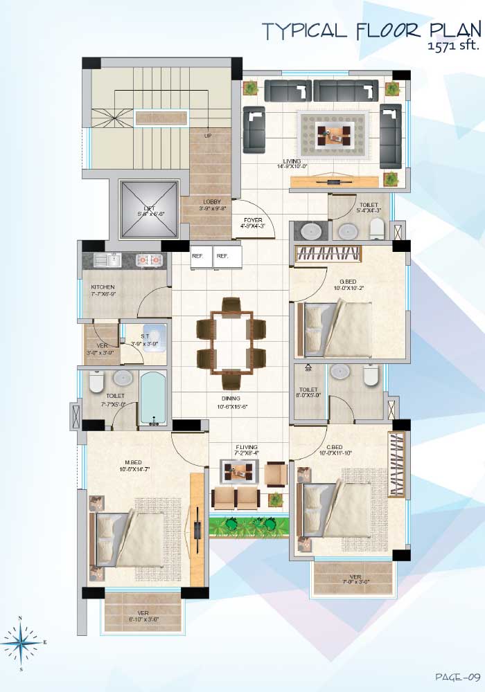 Assure Himika Typical Floor Plan