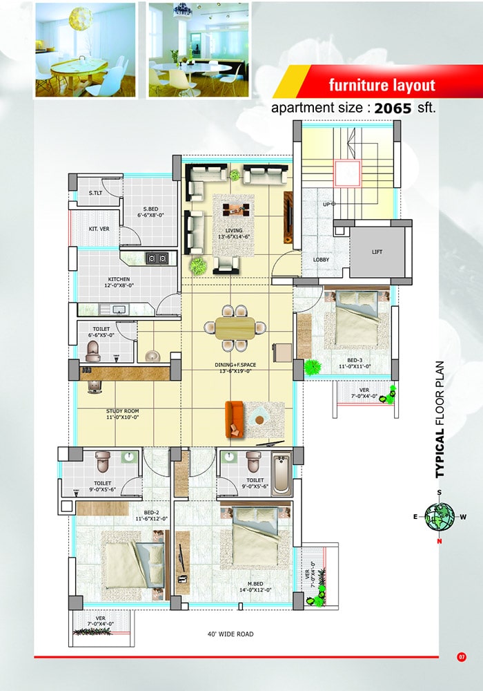 Assure Hollyhock Furniture Layout