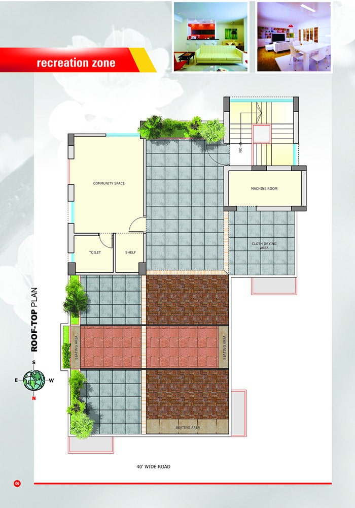 Assure Hollyhock Roof Top Plan