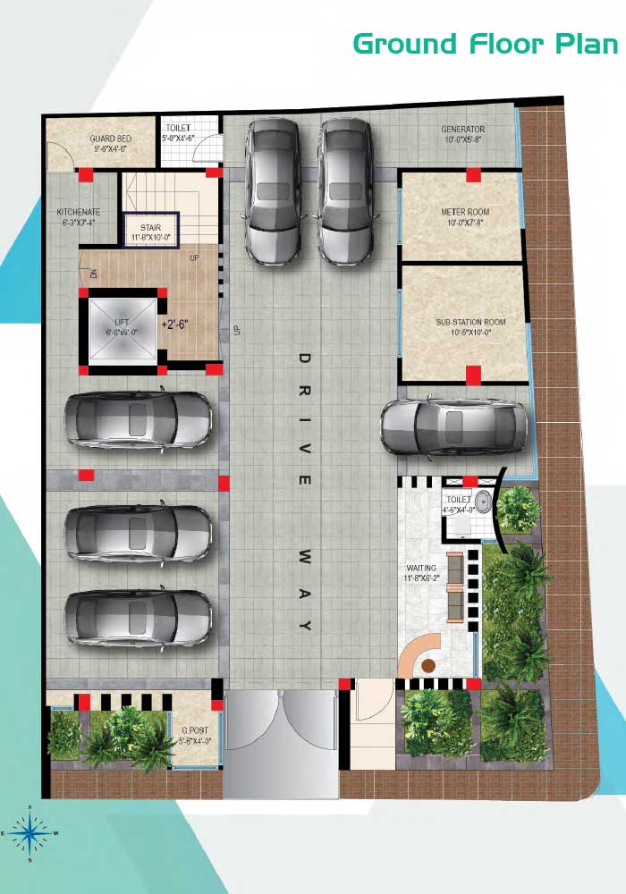 Assure Icon Villa Ground Floor Plan