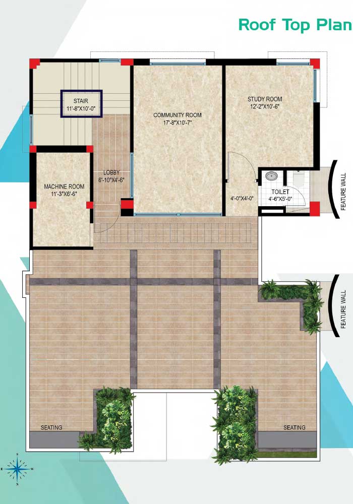 Assure Icon Villa Roof Top Plan