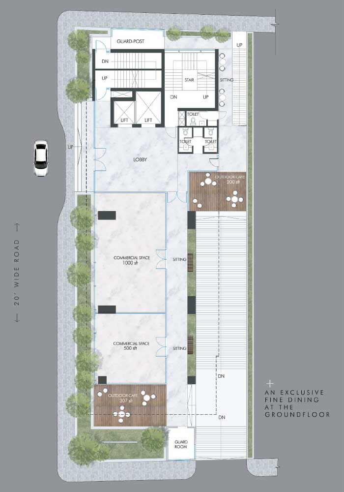 Assure Johora Square Ground Floor Plan
