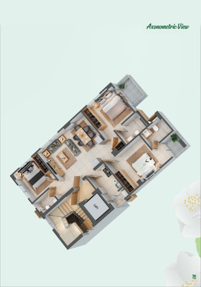 Assure Juee Axonometric View