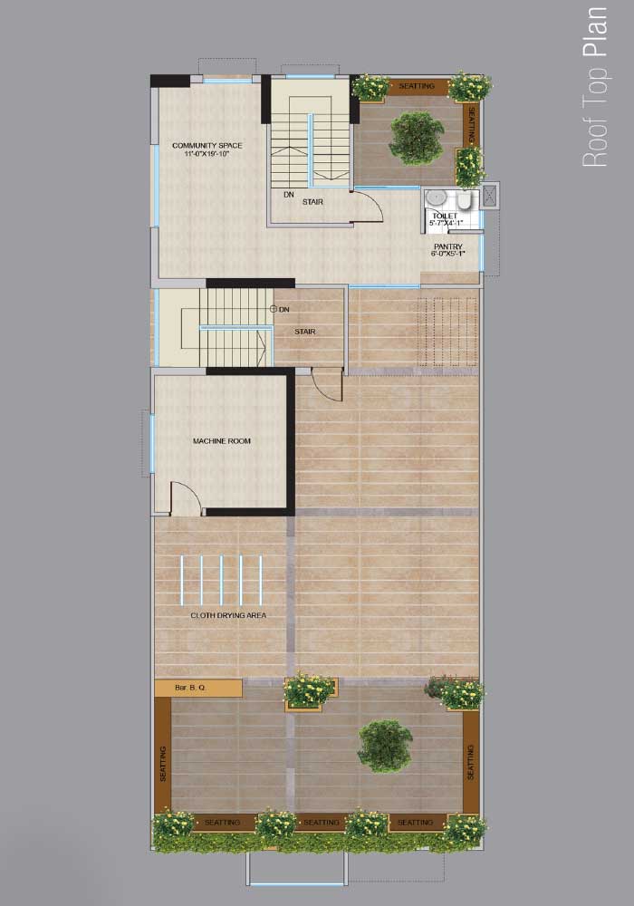 Assure Kapoti Roof Top Floor Plan