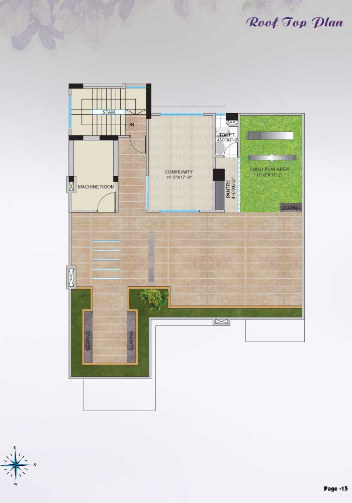 Assure Lavender Roof Top Plan