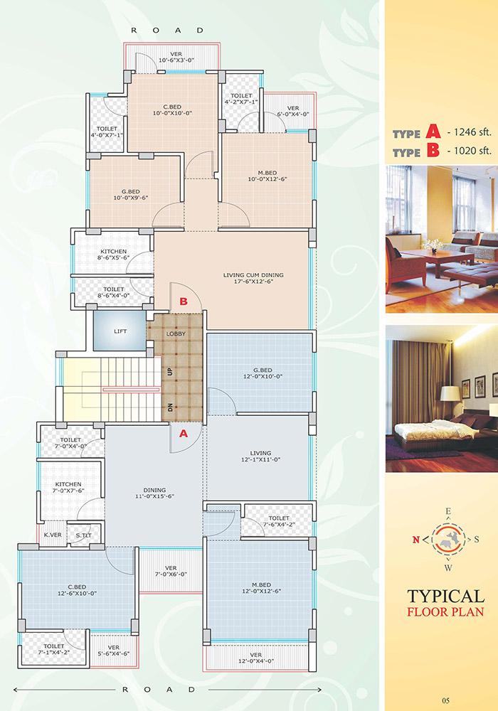 Assure Lila Kuthir Typical Floor Plan Type-A & B