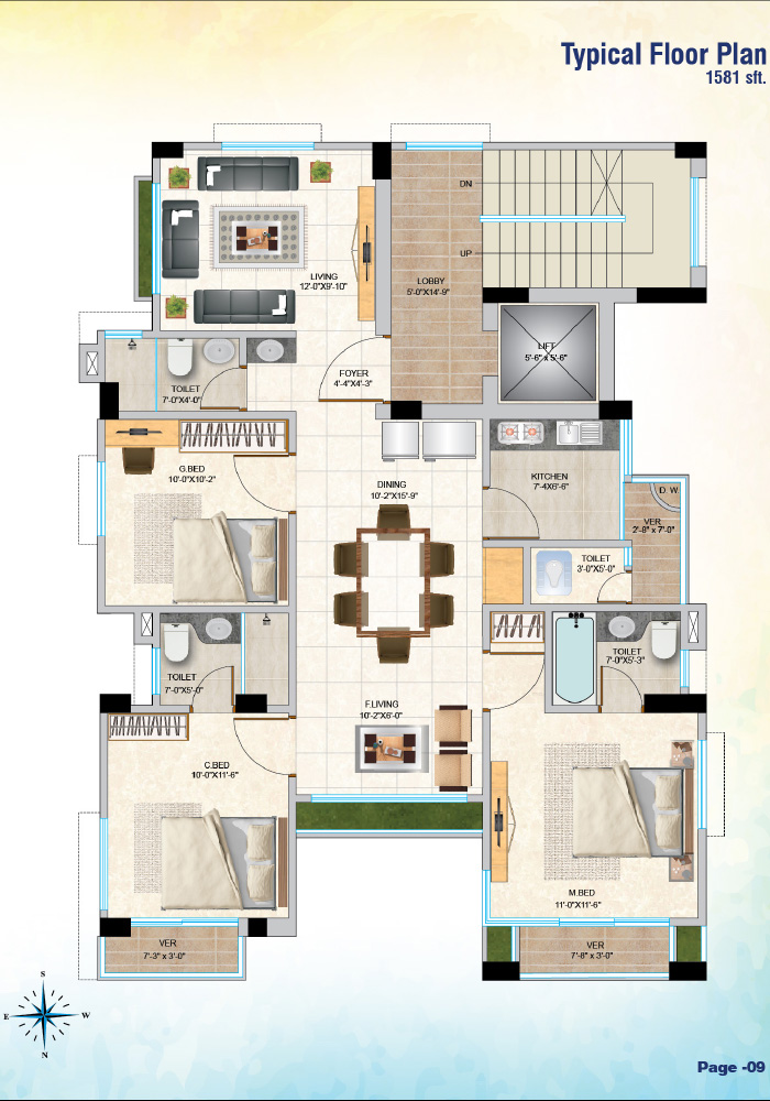 Assure Lora Typical Floor Plan