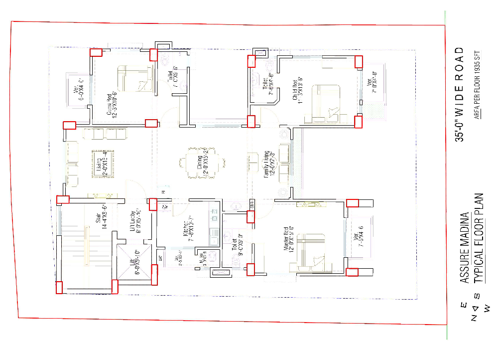 Assure Madina Typical Floor Plan
