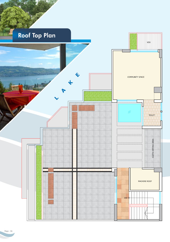 Assure Maisha Lake View Roof Top Plan