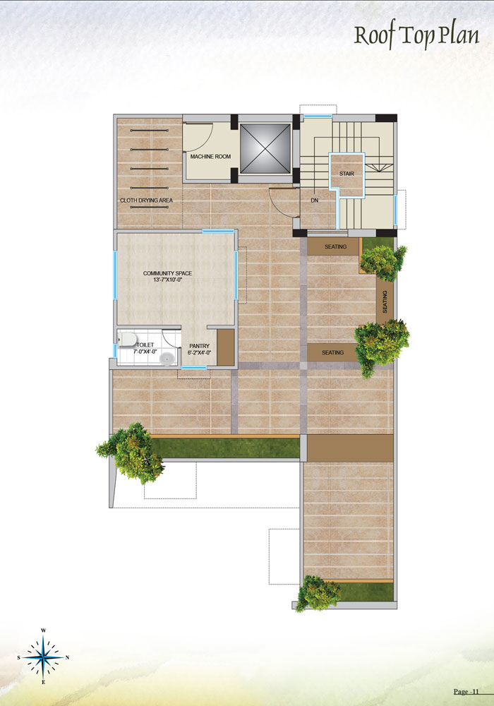 Assure Manikpur Roof Top Floorplan