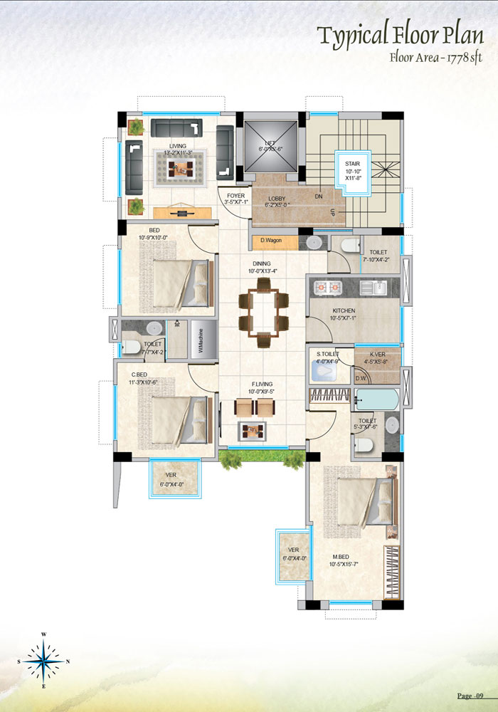 Assure Manikpur Typical Floorplan