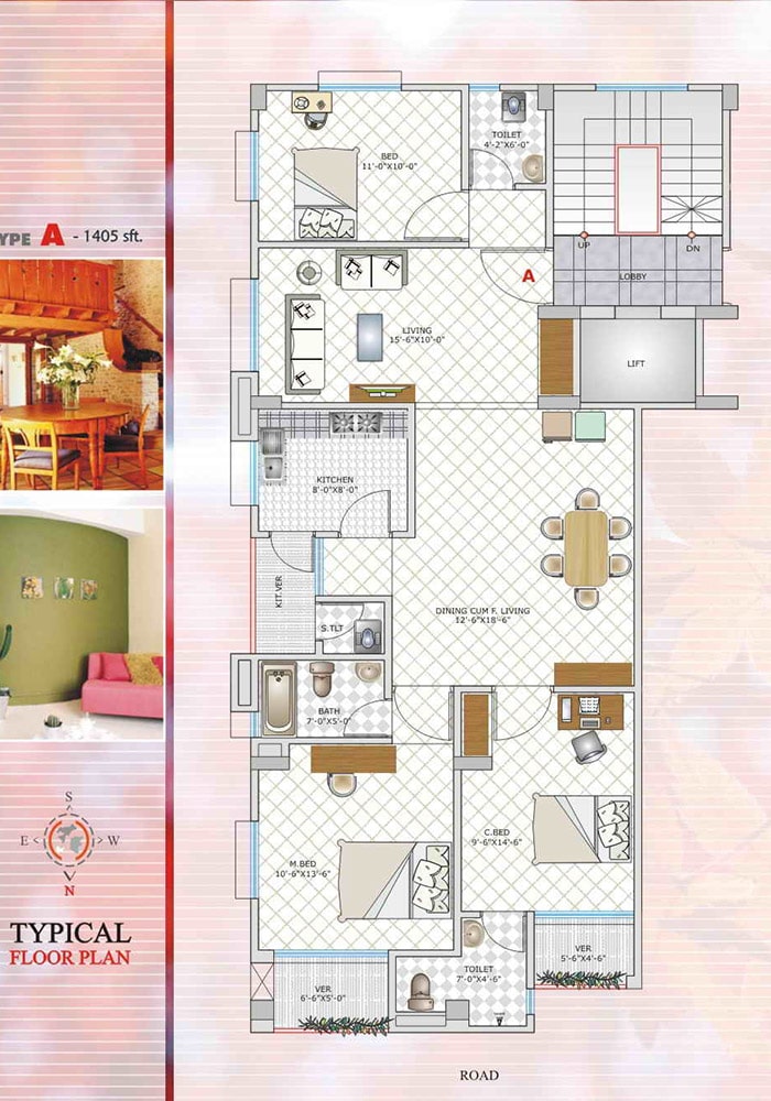 Assure Maple Leaf Typical Floor Plan Type-A