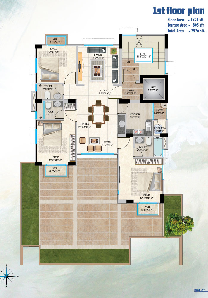 Assure Marina 1st Floor Plan