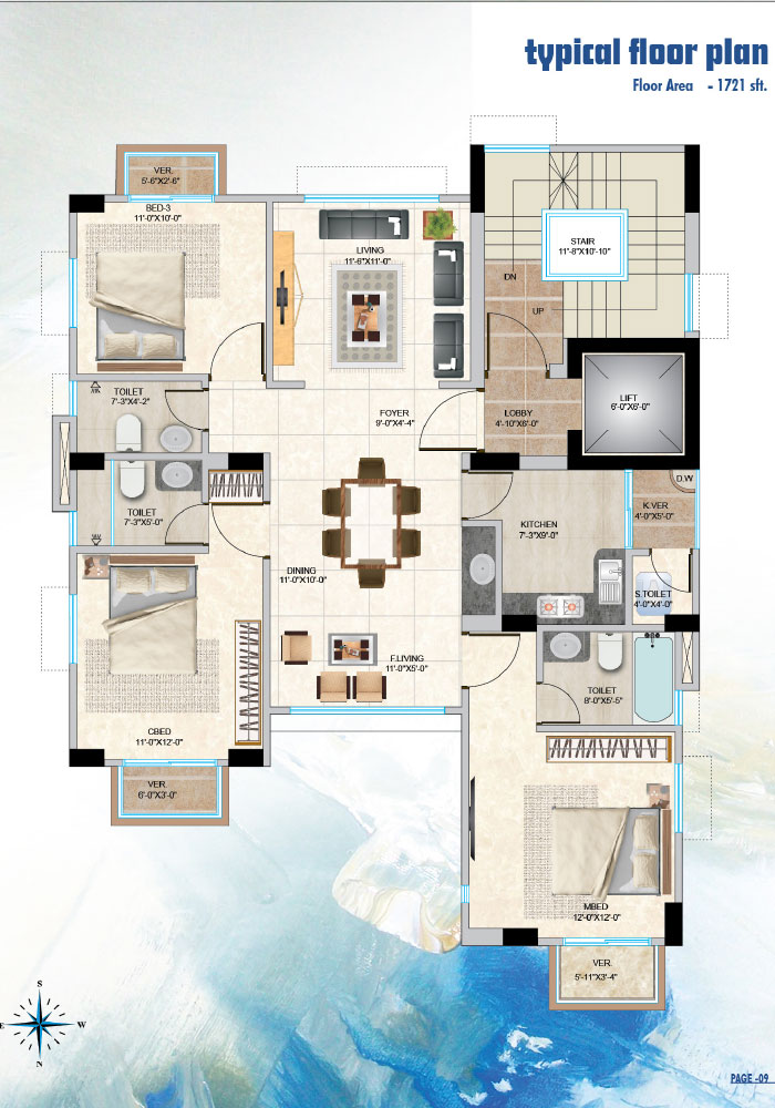 Assure Marina Typical Floor Plan