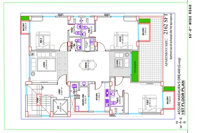 Assure Mashura's Dream 1st Floor Plan