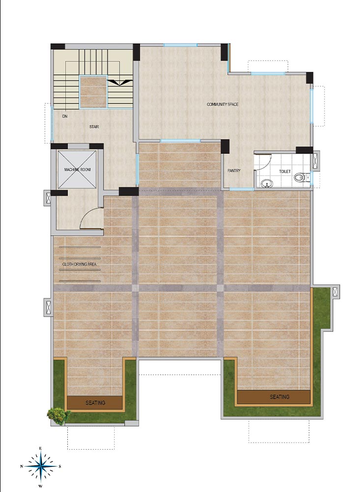Assure Mayavilla Roof Top Plan