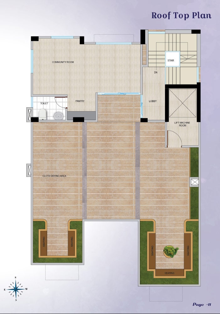 Assure Mohi Chandrima Roof Top Plan