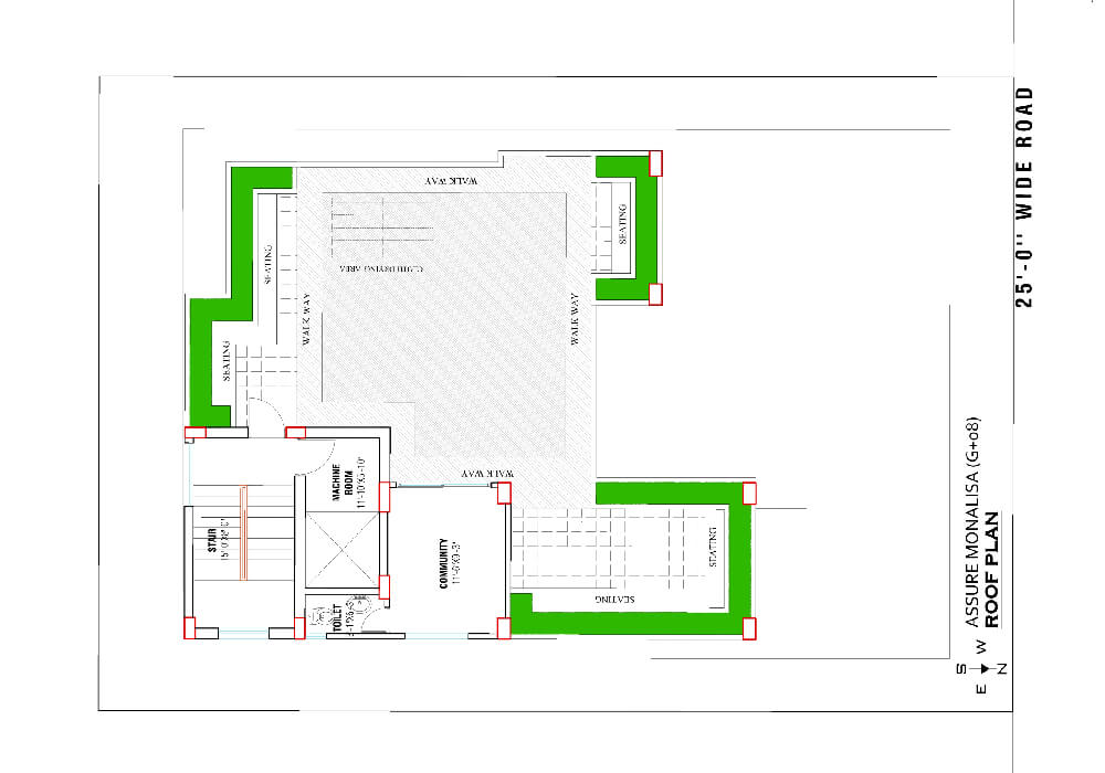 Assure Monalisa Roof Top Floor Plan