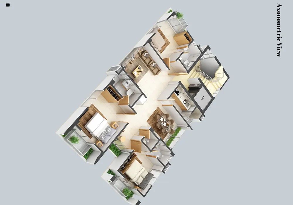 Assure Moon Light Axonometric View