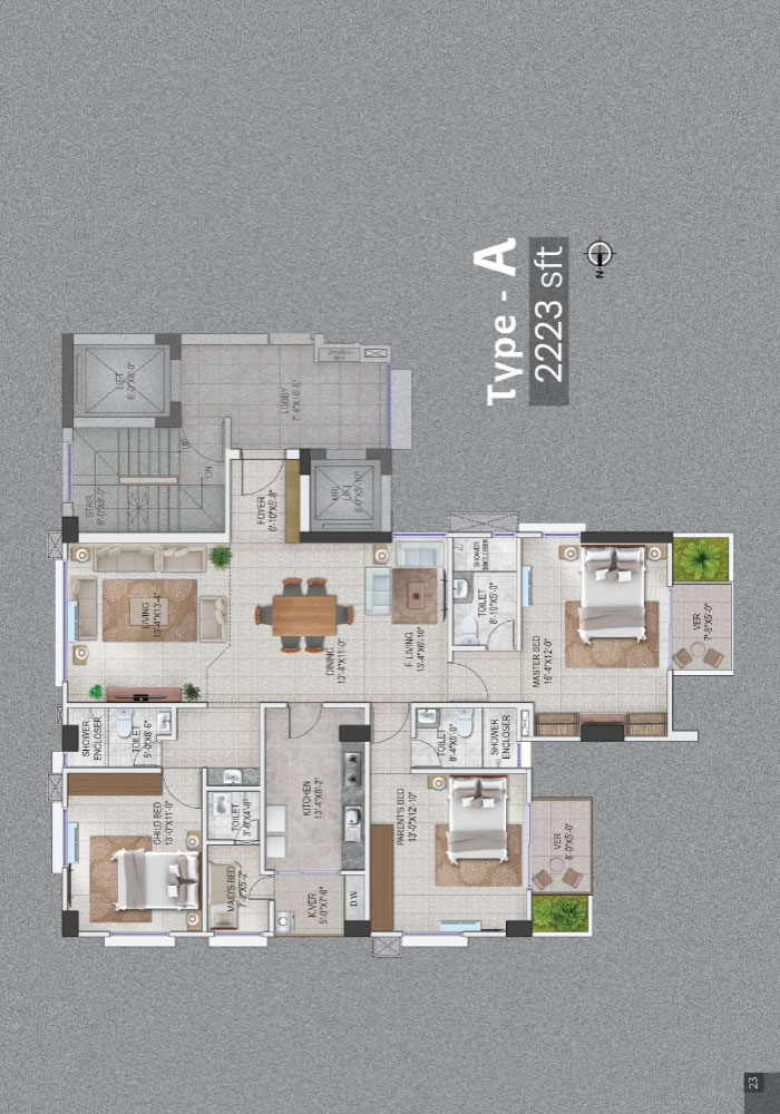 Assure Murshed Heights Floor Plan Type-A