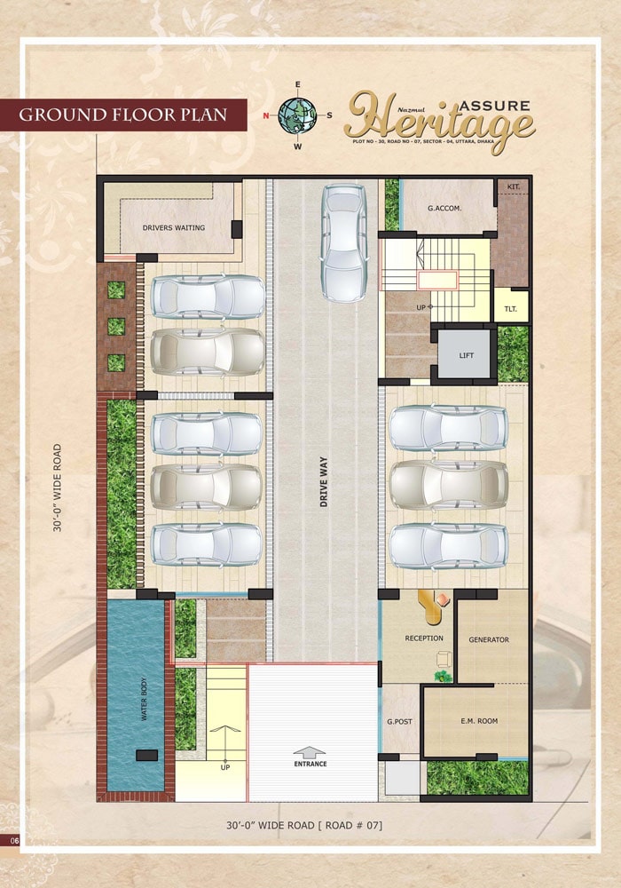 Assure Nazmul Heritage Ground Floor Plan