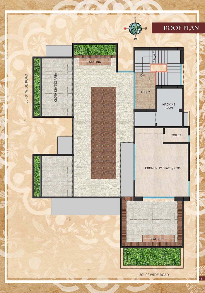 Assure Nazmul Heritage Roof Top Plan
