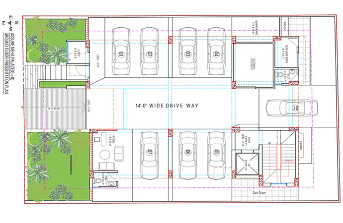 Assure Neha Palace Ground Floor Plan