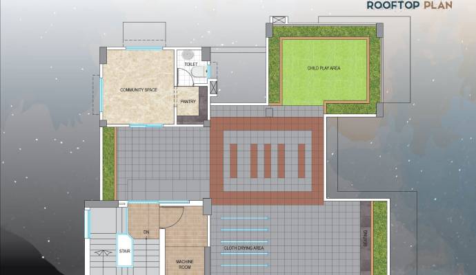 Assure Niharikar Roof Top Floor Plan