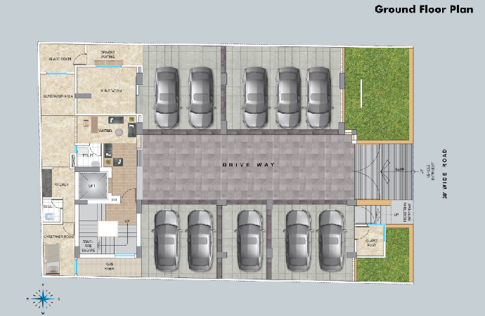 Assure Nirjhor Ground Floor Plan
